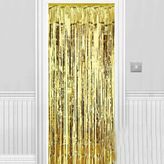 Işıltılı Duvar Ve Kapı Perdesi Gold 90X200 Cm (5690)