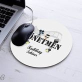 Isimli Yönetmen Temalı Yuvarlak Mousepad - Beyaz