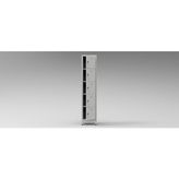 Işın Çelik 5 Gözlü Emanet Dolabı - Açık Gri