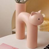 İskandinav Kedi Vazo, Pembe