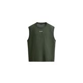 İŞLEMELİ RELAXED FIT KOLSUZ SWEATSHIRT