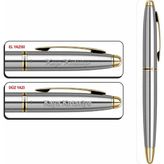 Isminize Özel Scrikss 88 Gold Krom Roller Kalem - 1