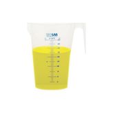 Isolab Kulplu Beher P P Kısa Form Mavi Baskılı 3000 ml