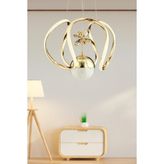 Istanbul Avize Bigiee Gold Ledli Beyaz Power LED Lüx Modern LED Avize