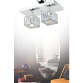 İstanbul Avize Lara Caka 2'li Krom K-01 Avize