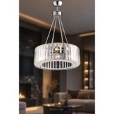 İstanbul Avize Lüx Elmas 35 Cm Gümüş Kristal Avize