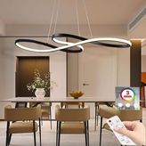 Istanbul Avize Nota Siyah Kumandalı Lüx LED Modern Ledli Avize