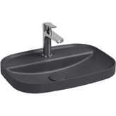 Isvea Infinity Inset Batarya Delikli Lavabo 55 cm Antrasit