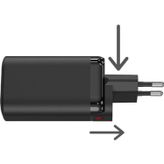 İxtech IX-HC2 65W Siyah Hızlı Şarj Aleti