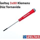 İZELTAŞ 3 * 80 DÜZ UÇLU KLEMENS TORNAVİDA