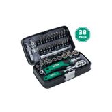 İzeltaş Elta 1/4” Cırcır Lokma Anahtar & Bits Set (38 parça, mm)