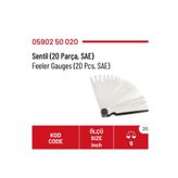 İzeltaş Sentil ( 20 parça,SAE) inç