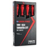 İzeltaş Torx Uçlu Tornavida 7 Li Takım