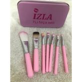 Izla 7'li Makyaj Fırça Seti - Açık Pembe