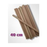 izmir Bitpazarı 40 Cm Uzunluk - 10 Mm Kalınlık Yuvarlak Ahşap Çubuk, Maket Için Çubuk Sopa - 5 Adet