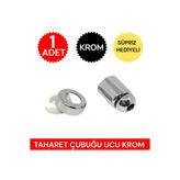 İzyapı İzyapı Taharet Çubuğu Krom Uç Seti 5 Adet