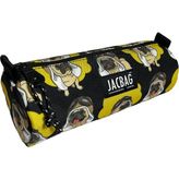 Jacbag Bıg Roll-Silindir Tip Kalem Kutusu - Antrasit - Neon Sarı