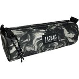 Jacbag Bıg Roll-Silindir Tip Kalem Kutusu - Gri - Siyah