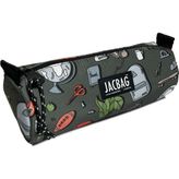 Jacbag Bıg Roll-Silindir Tip Kalem Kutusu - Gri - Turuncu