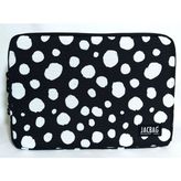 Jacbag Notebag-Evrak ve Notebook Fermuarlı Çanta - Beyaz - Siyah