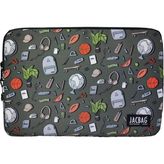 Jacbag Notebag-Evrak ve Notebook Fermuarlı Çanta - Gri - Turuncu
