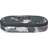 Jacbag Oval Kalem Kutusu Medıum - Gri - Beyaz