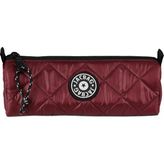 Jacbag Prime Soft-Kapitone Üçgen Kalemkutu - 1 Adet - Bordo