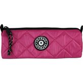 Jacbag Prime Soft-Kapitone Üçgen Kalemkutu - 1 Adet - Pembe
