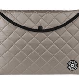 Jacbag Snap Folder Soft A4-Kapitone Çıtçıtlı Dosya A4 (Bej)