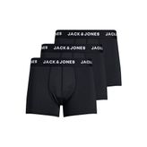 Jack & Jones 12182421 Black Microfibre 3'lü Erkek Boxer