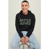 Jack & Jones 12216242 Siyah Erkek Sweatshirt