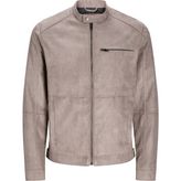 Jack & Jones 12264806 Deri Ceket - Kahve - M