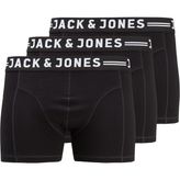 Jack & Jones 3'lü Boxer Paketi - 3XL - Siyah