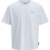 Jack & Jones Beyaz Erkek Çocuk Baskılı T-Shirt 12294162 - 8 Yaş