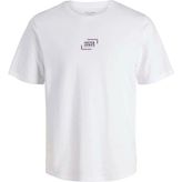 Jack & Jones Beyaz Erkek Çocuk Baskılı T-Shirt 12297506 - 10 Yaş