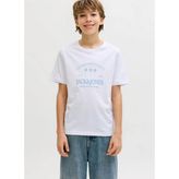 Jack & Jones Beyaz Erkek Çocuk Baskılı T-Shirt 12298349 - 12 Yaş