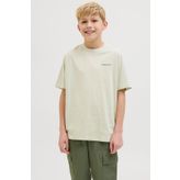 Jack & Jones Erkek Çocuk Beyaz Kısa Kollu Tişört 8 Yaş Beden JORSPLIT BACK TEE SS Modeli
