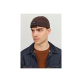 Jack & Jones Erkek Minimalist Örgü Bere, Kahverengi