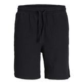 JACK & JONES Erkek Şort Rahat Kesim Şort, Siyah, M