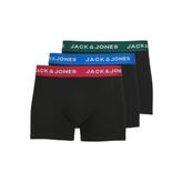 JACK & JONES Erkek şortu, 3'lü paket şort, Siyah, M