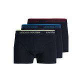 Jack & Jones JACADRIAN Solid Erkek Boxer 3'lü Paket Rahat Pamuklu Günlük