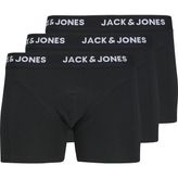 Jack & Jones JACANTHONY TRUNKS 3 PACK Siyah Erkek Boxer - M