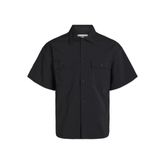 Jack & Jones JCOALTITUDE Oversize Siyah Gömlek, 12251280