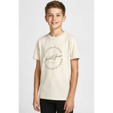 Jack & Jones Jjgrayson Çocuk Tişört - 10 Yaş - Bej