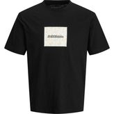 Jack & Jones Jorsplıt Aop Brandıng Tee Siyah Erkek Çocuk Kısa Kol T-Shirt - 8 Yaş