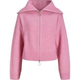 Jack & Jones Kadın Dik Yaka Örme Hırka - Gilly - 01P-Pembe