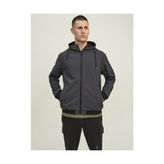 Jack & Jones Kapüşonlu Logolu Ceket- Classic - Asphalt