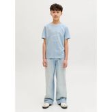 Jack & Jones Mavi Erkek Çocuk Baskılı T-Shirt 12289115 - 10 Yaş