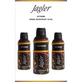 Jagler Deodorant Extreme Men 150 ml X3