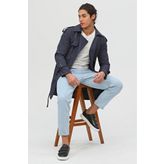 Jamila Slim Fit Erkek Trençkot
